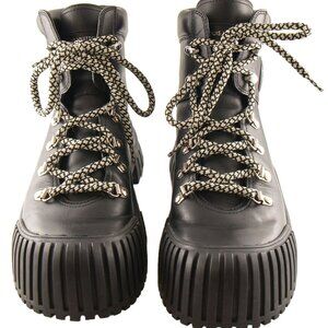 Louis Vuitton leather Combat boots